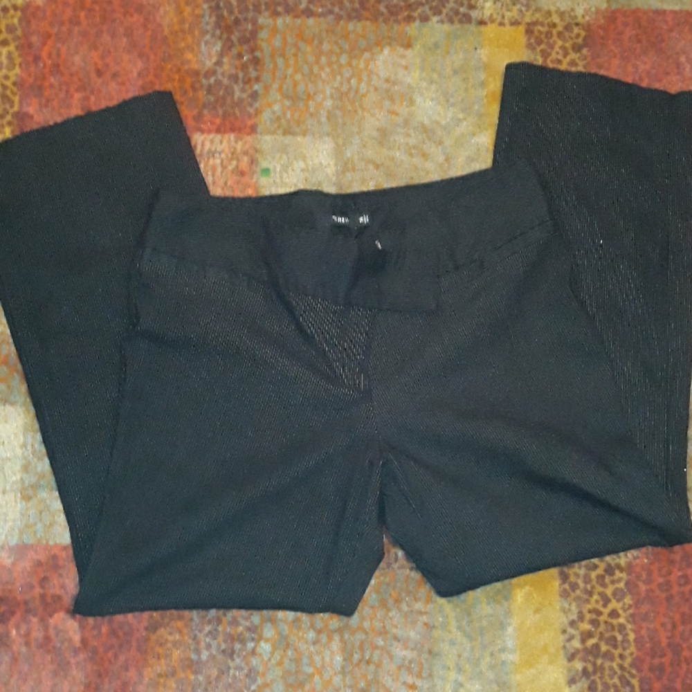 Torrid Black Pinstripe Trouser Pants